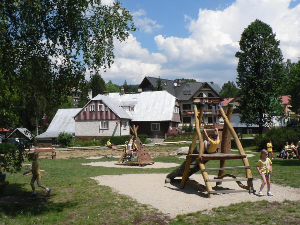 Facade/entrance, Children play ground
