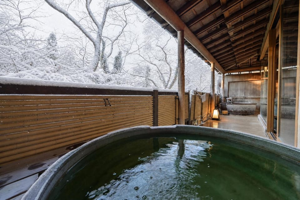 Winter, Open Air Bath