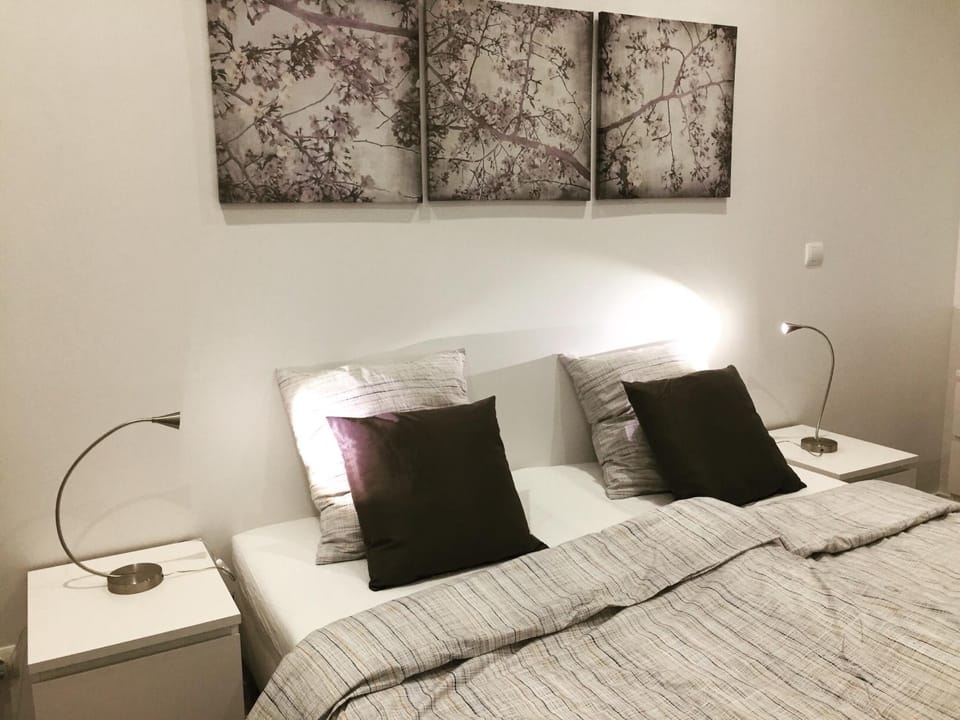 Bed, Night, Decorative detail, Bedroom, On site