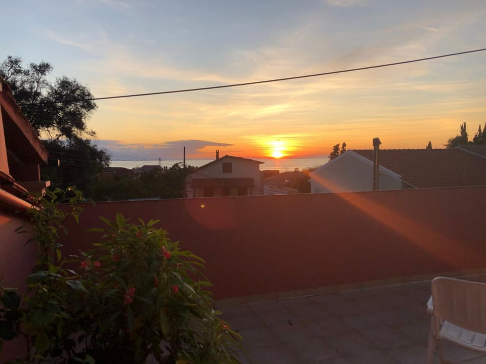 Property building, Sunset