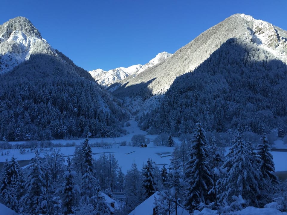 Natural landscape, Winter, Hiking, Mountain view
