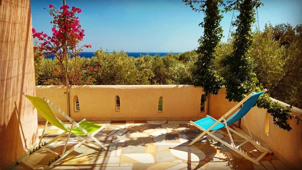 Patio, Balcony/Terrace, Garden view, Sea view