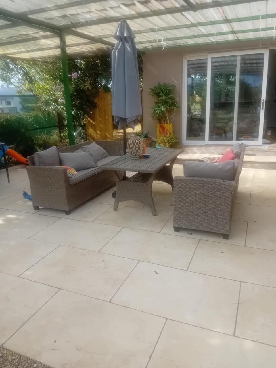 Property building, Patio