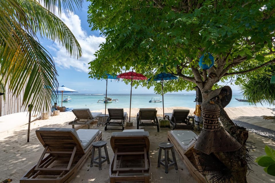 Sea view, sunbed