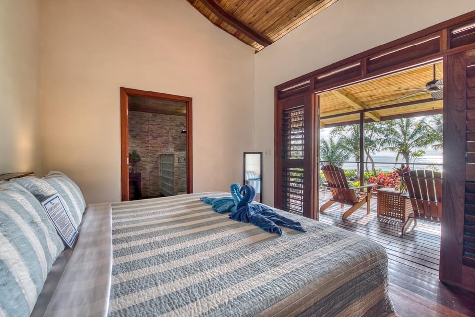 Bed, View (from property/room), Bedroom, Sea view