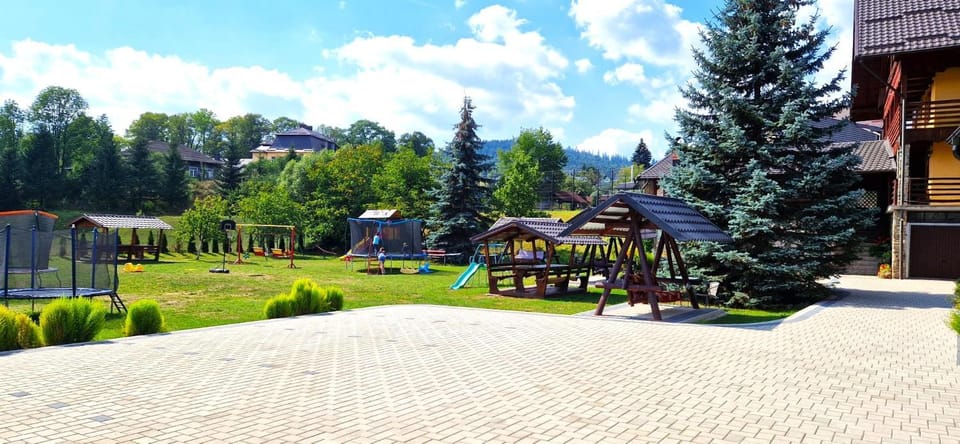 Property building, Children play ground, Garden