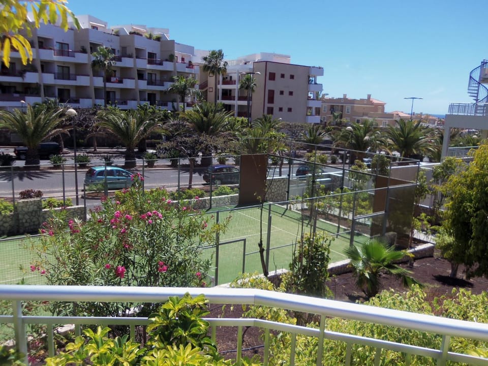 Natural landscape, Tennis court, Garden view
