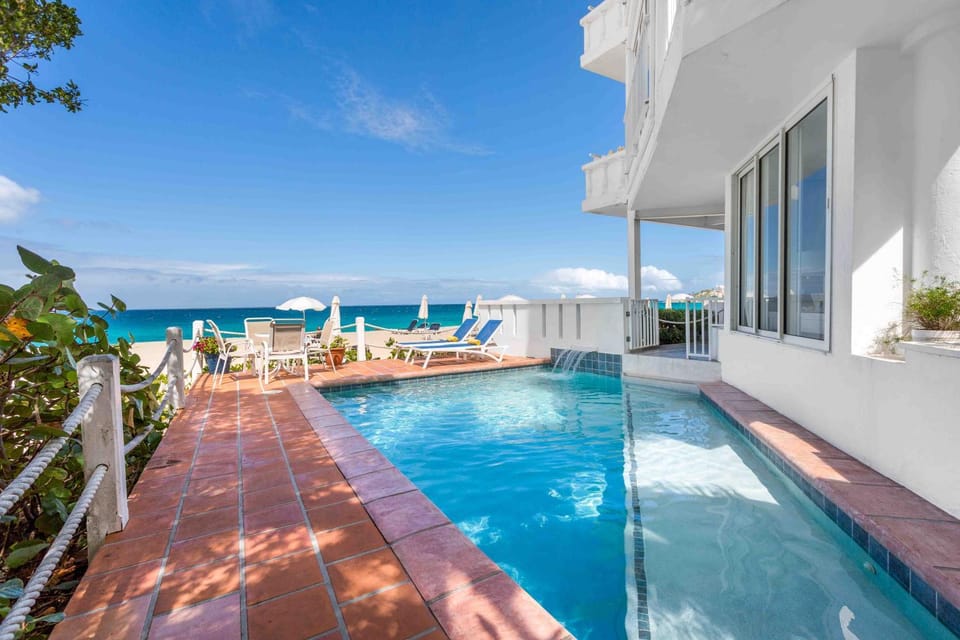 Patio, View (from property/room), Balcony/Terrace, Pool view, Sea view, Swimming pool, sunbed