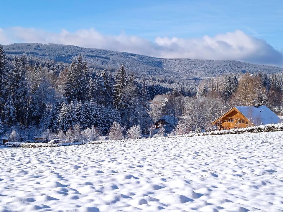 Property building, Natural landscape, Winter, Hiking, Mountain view