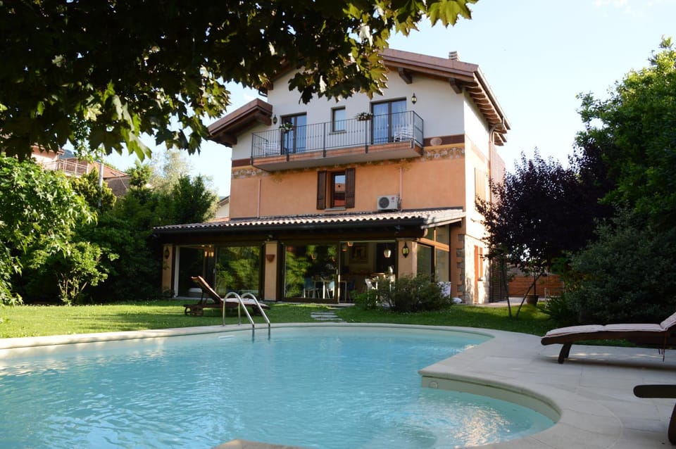Property building, Garden, Pool view