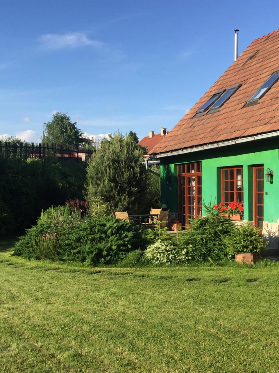 Property building, Garden