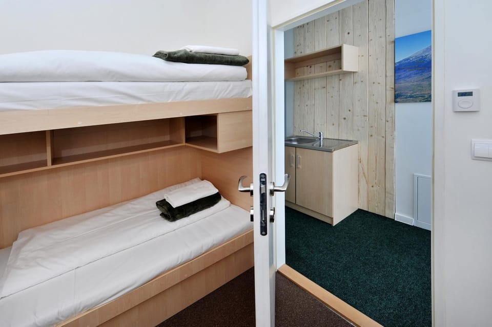 Photo of the whole room, bunk bed