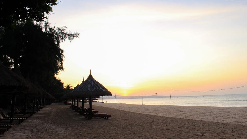 Natural landscape, Beach, Sunrise