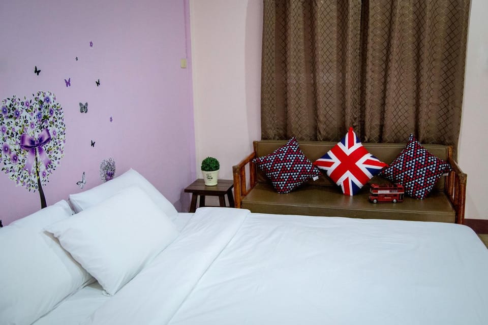 Bed, View (from property/room), Decorative detail