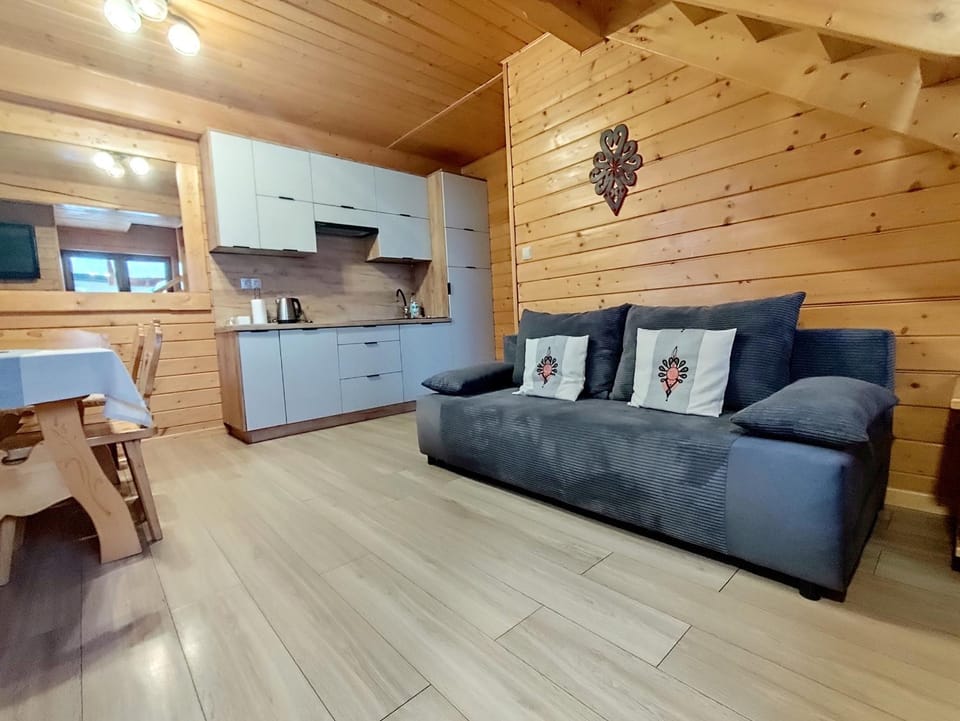 Kitchen or kitchenette, Living room, Seating area, Dining area, stove