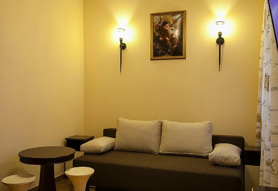 Bathroom, Living room