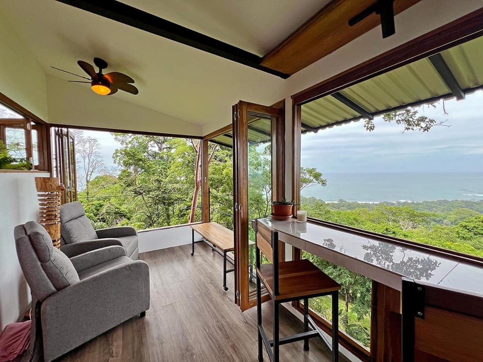 Day, Natural landscape, View (from property/room), Seating area, Dining area, Mountain view, Sea view