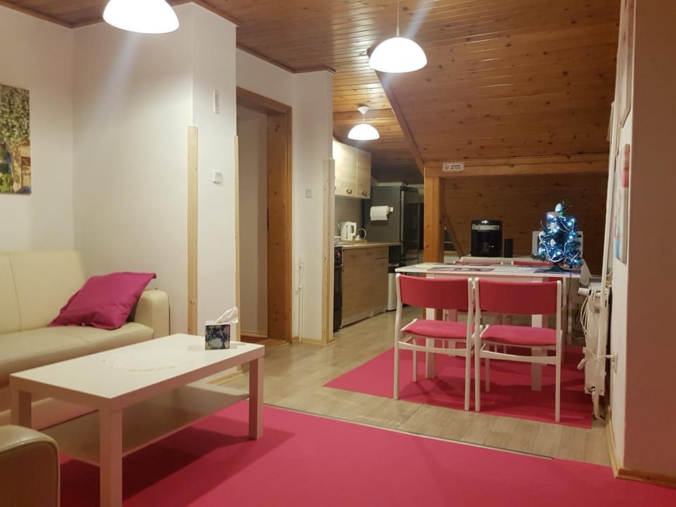 Living room, Seating area, Dining area