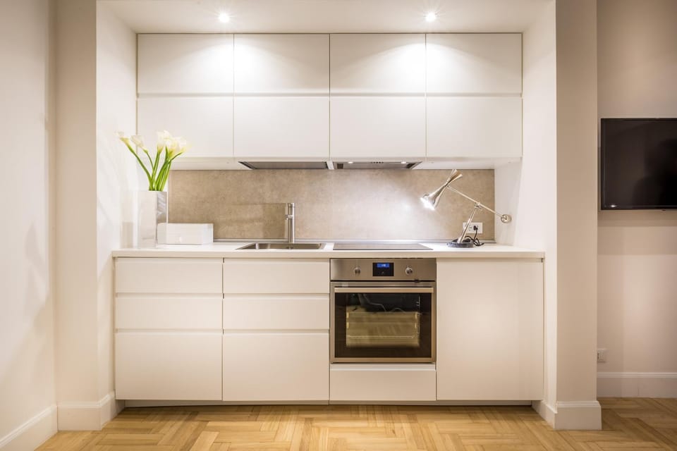 Coffee/tea facilities, Kitchen or kitchenette, minibar, stove