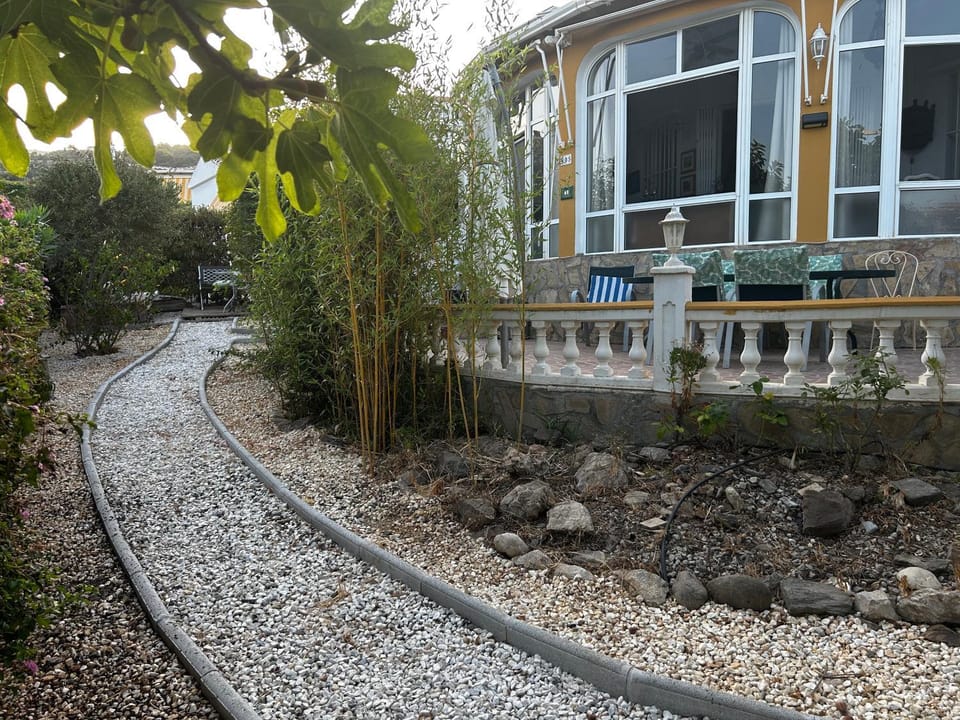 Property building, Garden, Garden view
