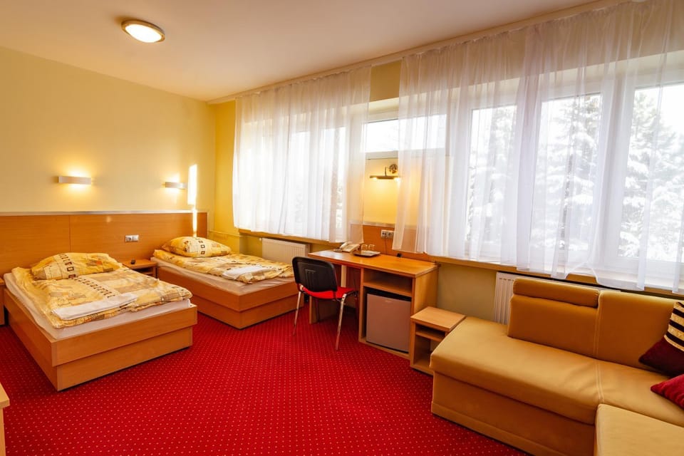 Bed, TV and multimedia, Photo of the whole room