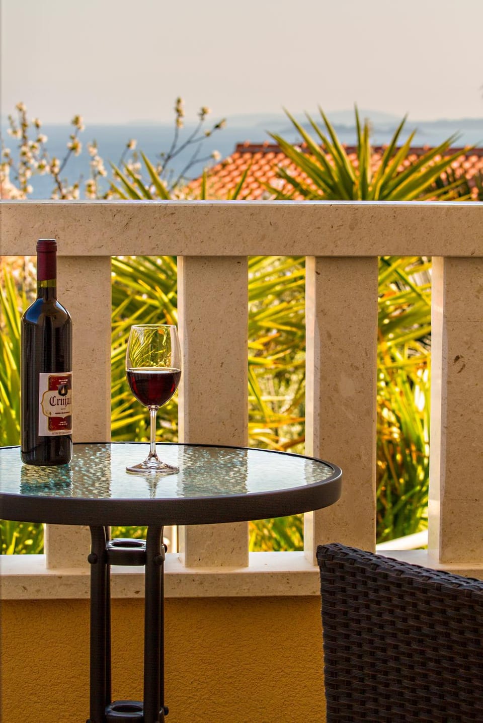 Balcony/Terrace, Sea view, Alcoholic drinks