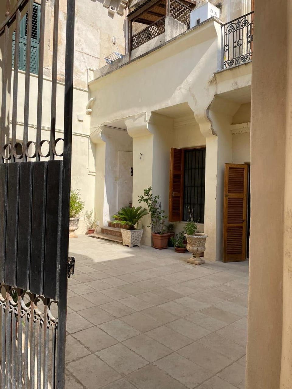 Property building, Patio