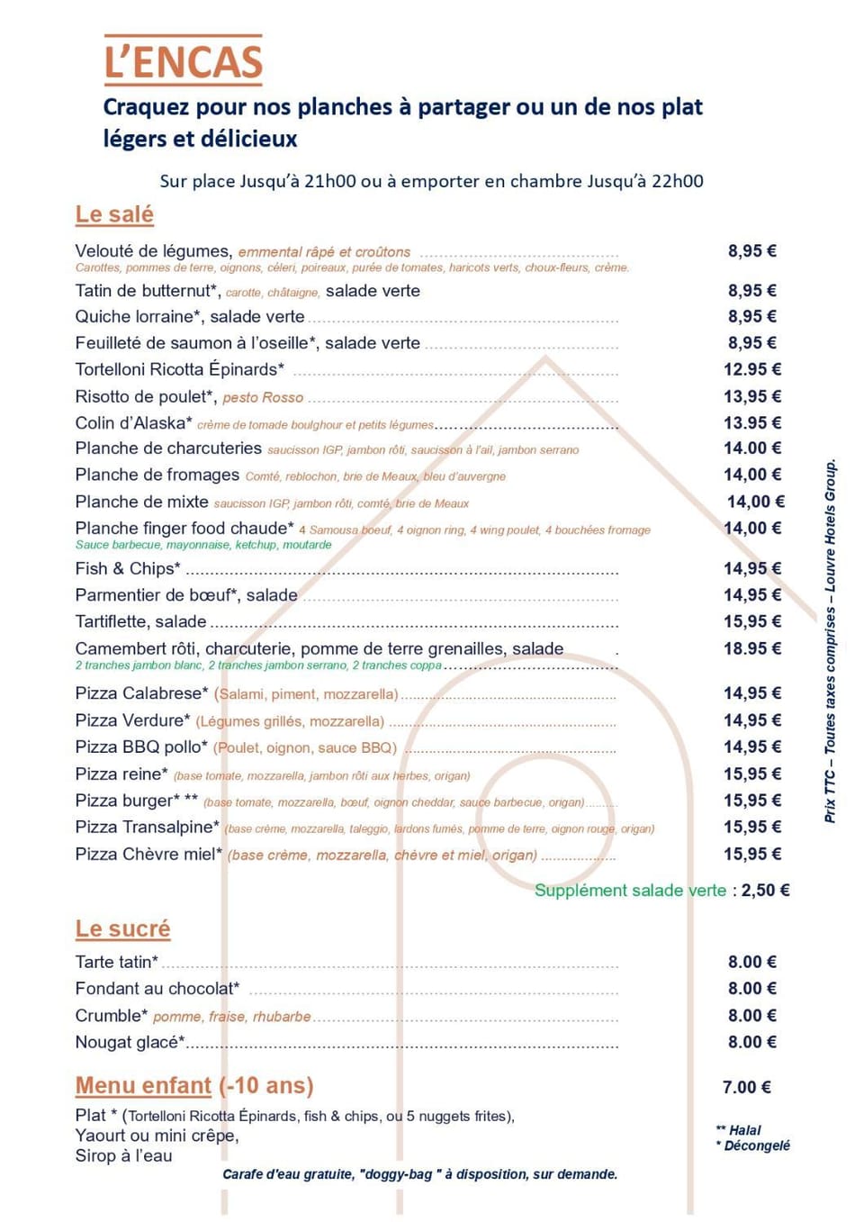 Restaurant/places to eat