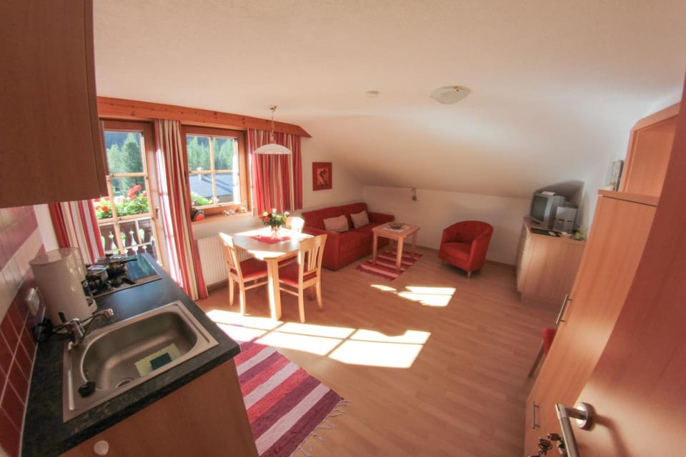 Kitchen or kitchenette, Living room