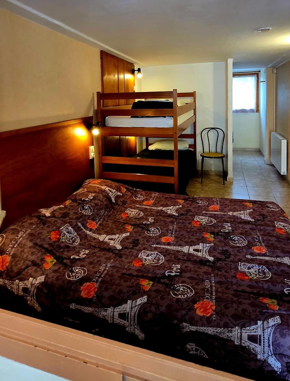 Bed, Photo of the whole room, Bedroom, bunk bed