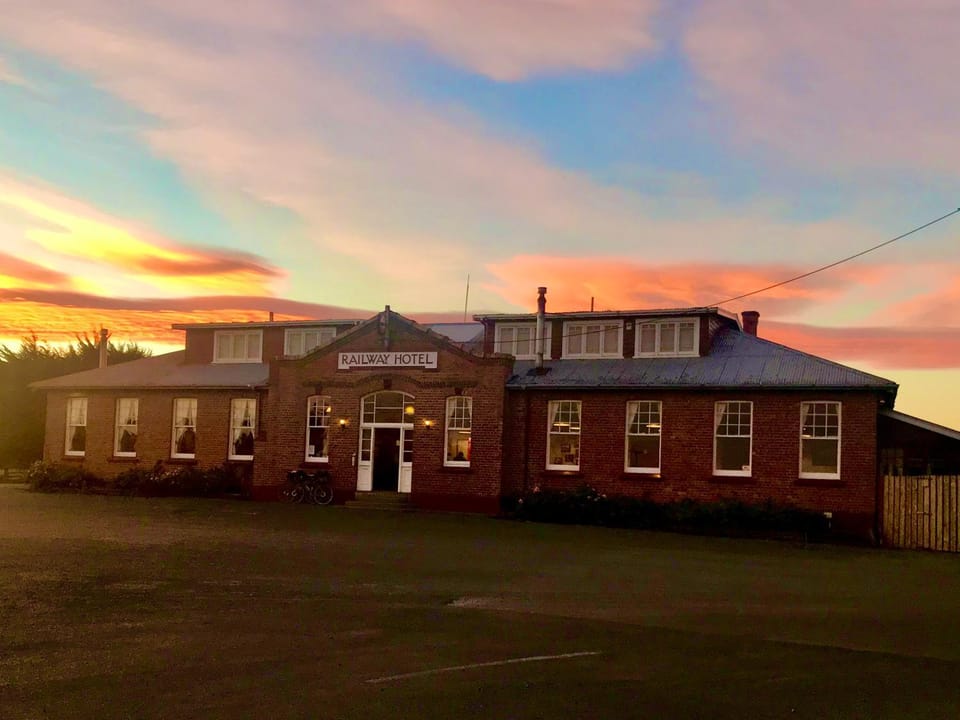 Property building, Sunset