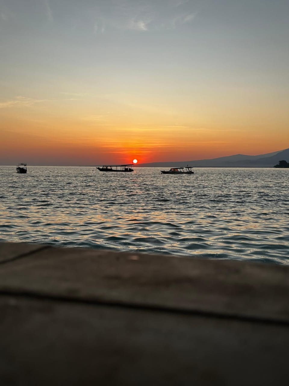 Sea view, Sunset