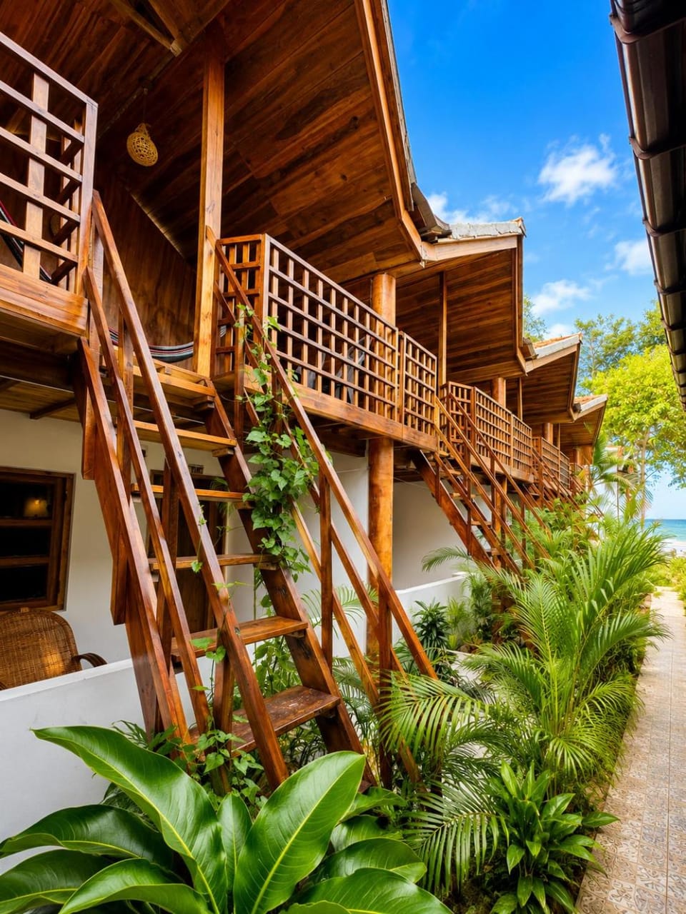 Property building, Garden view