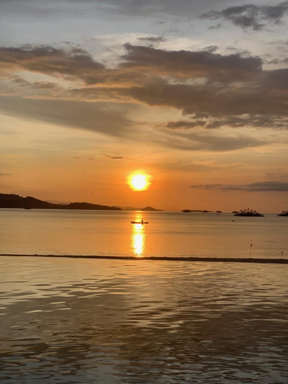 Natural landscape, Sea view, Sunset