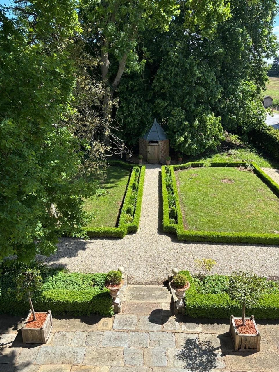 Spring, Garden view