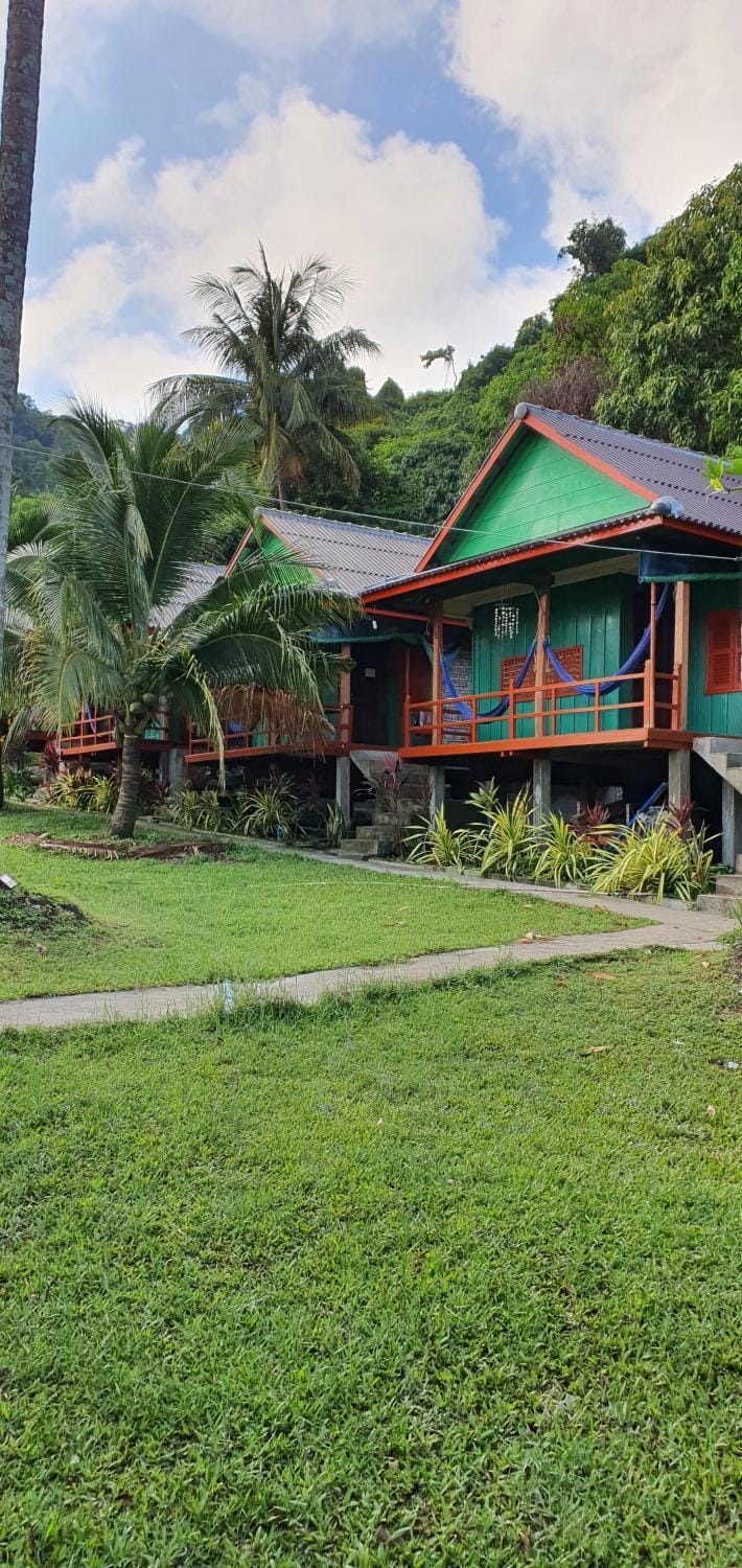 Khim Vouch Ay Rabbit island Nature lodge in Kien Giang
