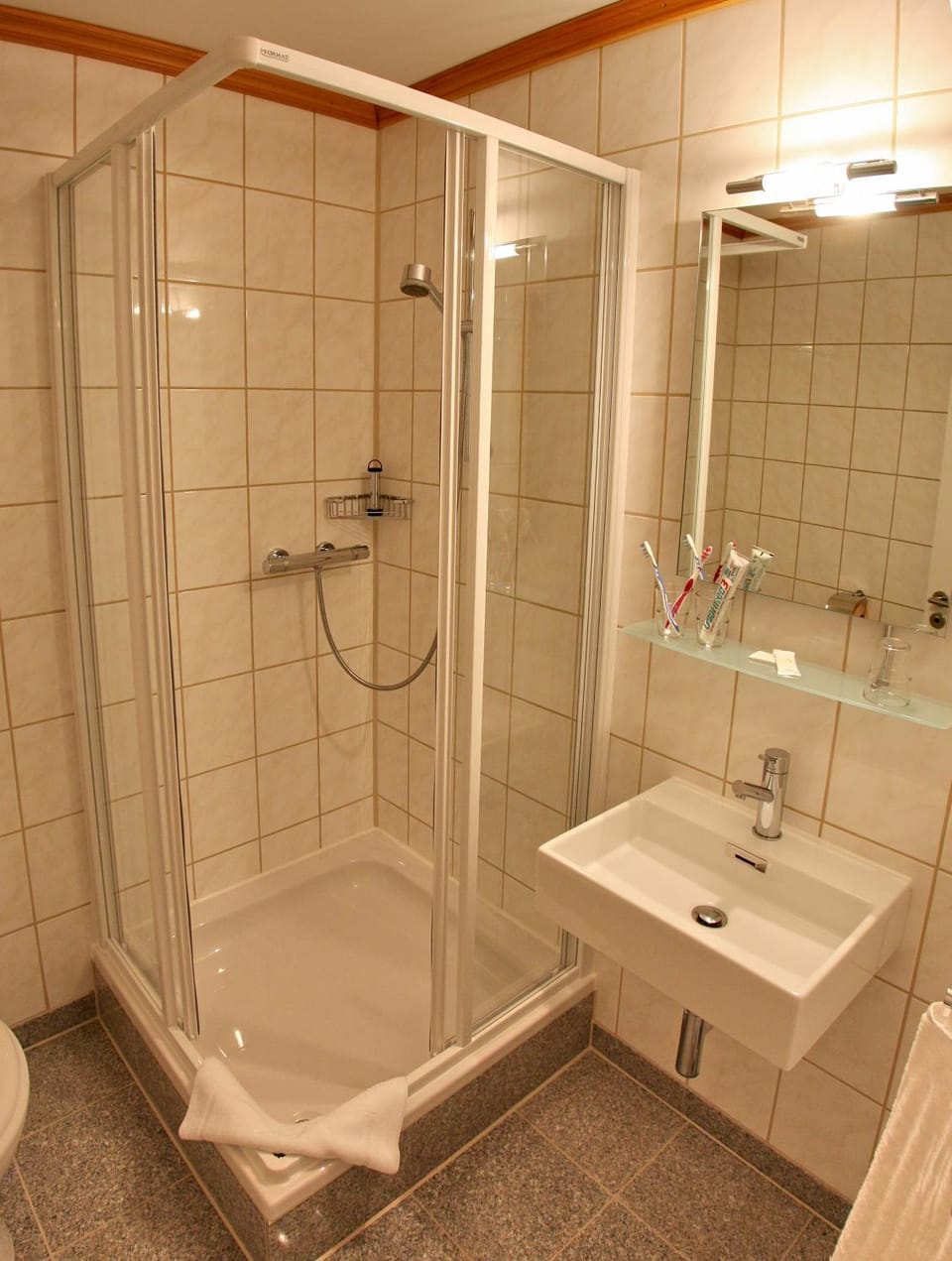 Shower, Bathroom, Decorative detail
