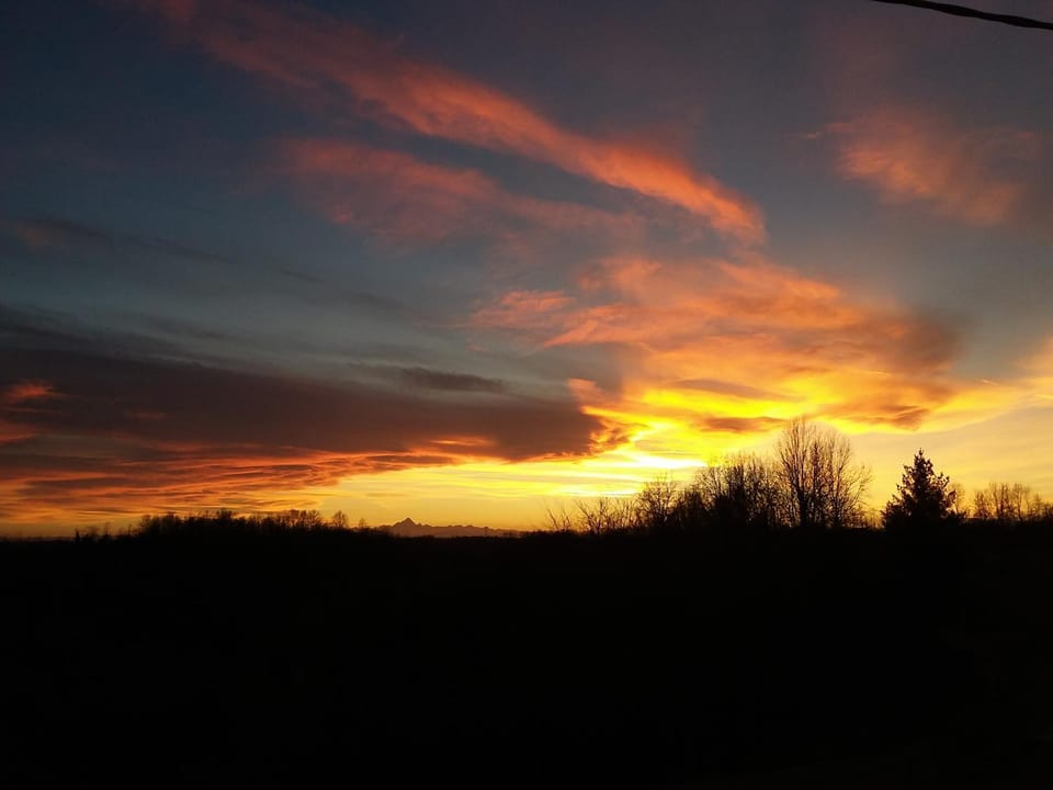 Natural landscape, Sunset