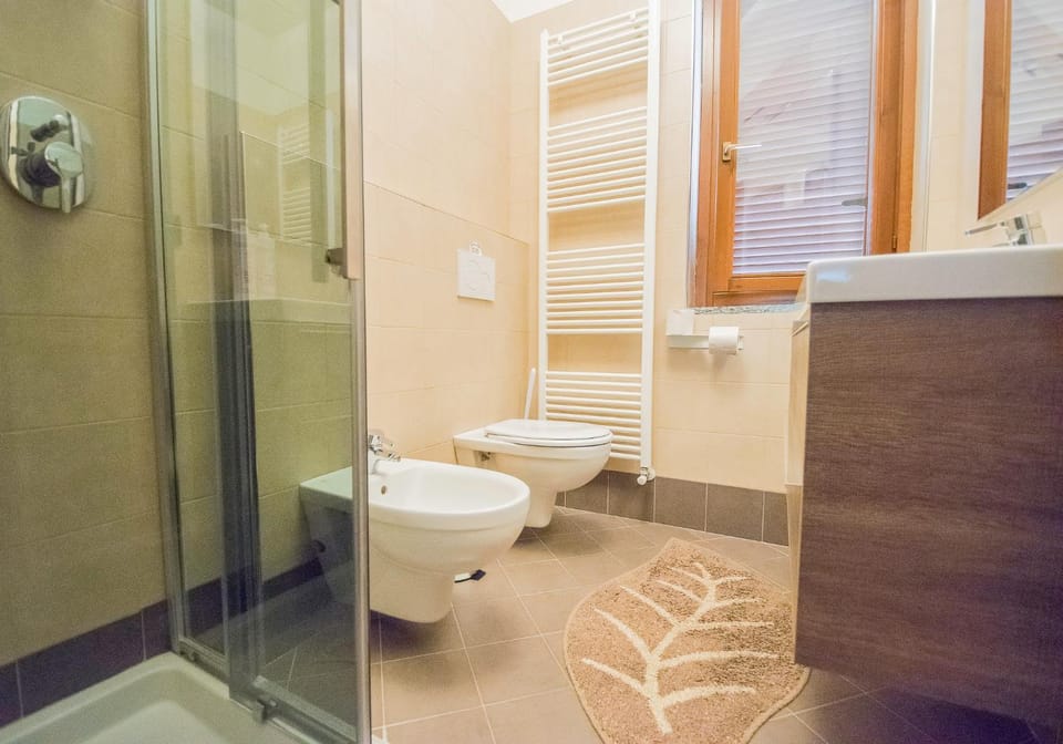 Shower, Toilet, Bathroom, bidet, towels