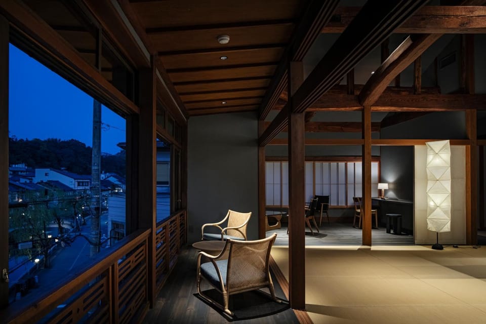 Seating area, River view