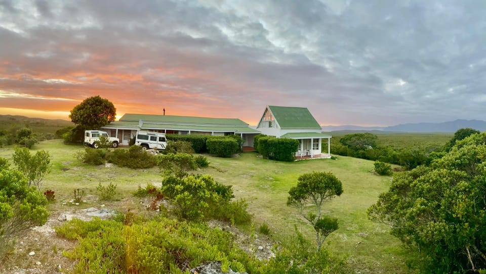 Property building, Natural landscape, Mountain view, Sunset