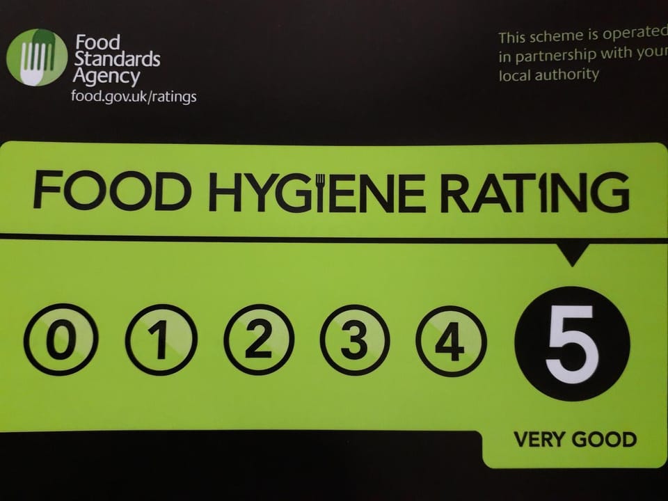 Food, Certificate/Award