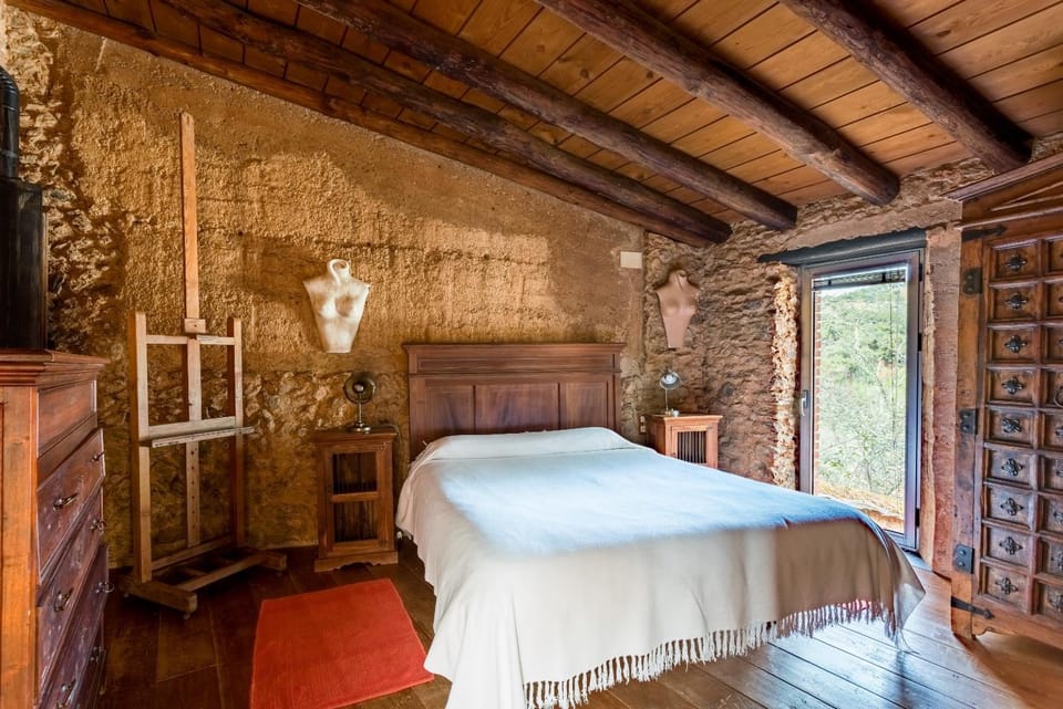 El Risco del Lomero, Alberca 4 Huesp max House in Sierra de Huelva