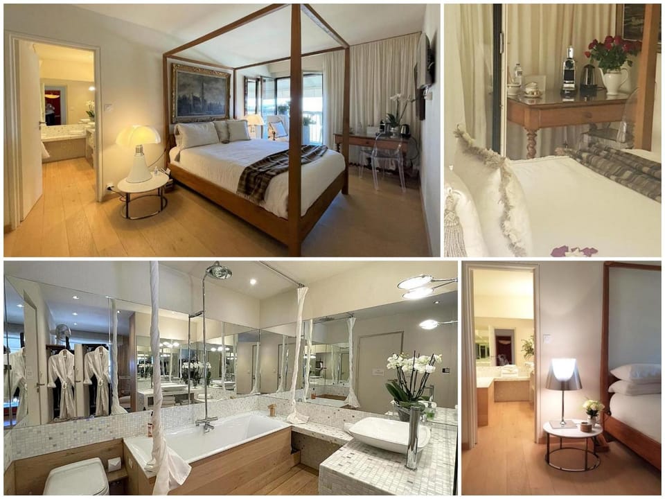 Bed, Bathroom, Photo of the whole room, Bedroom