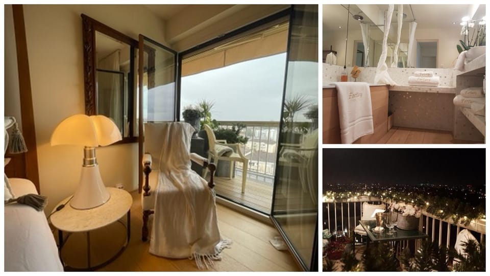 View (from property/room), Balcony/Terrace, towels