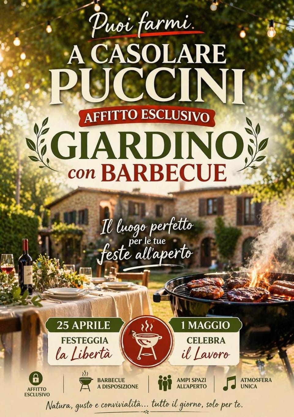 Casolare Puccini Apartment in Emilia-Romagna