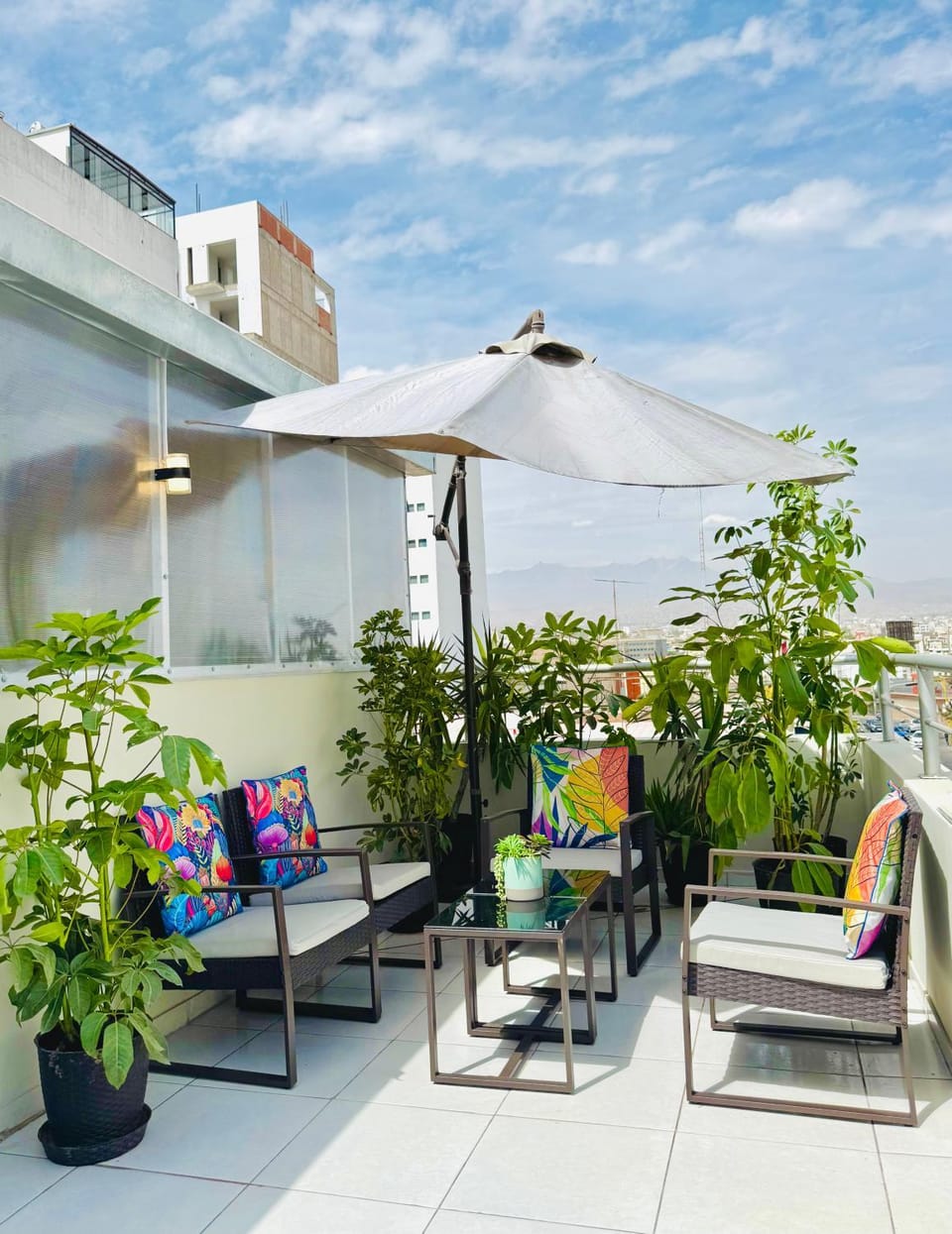 Patio, Day, Garden, View (from property/room), Balcony/Terrace, Seating area
