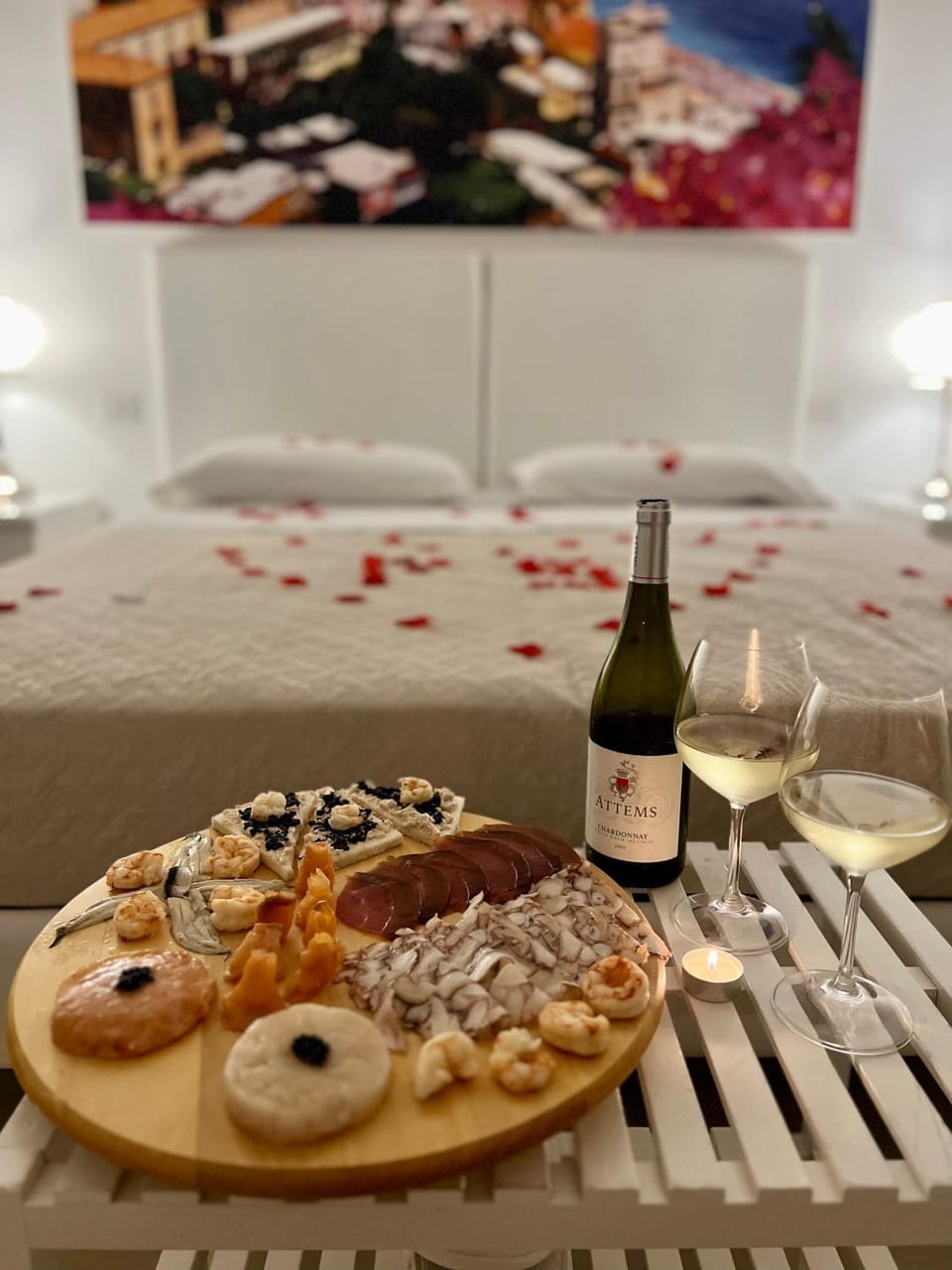 Dinner, room service