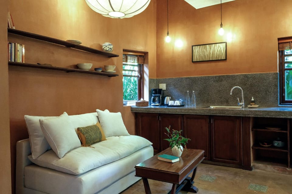 Living room, kitchen