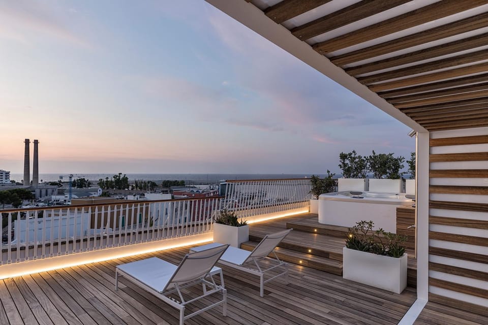 Balcony/Terrace, Sea view, Sunset
